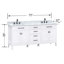Madison 72" Double Bathroom Vanity Set-43902274-43902286