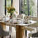 Dashona White Rectangular Sintered Stone Dining Table with Double Pedestals