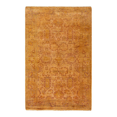 Clingmans One-of-a-Kind 3' 2" X 4' 10" New Age Wool Area Rug Beige