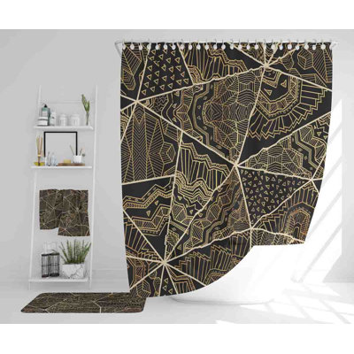 Neilpatrick Polyester Shower Curtain Set