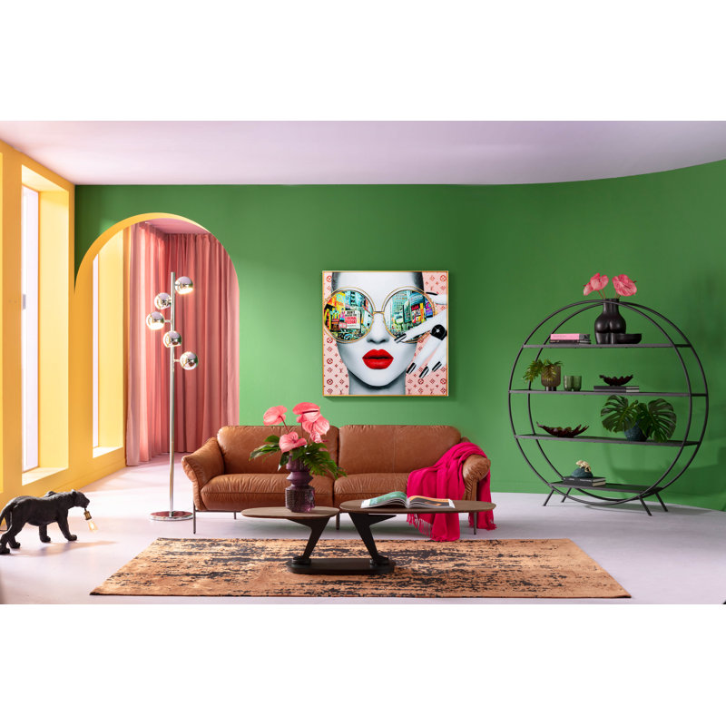 Times Square View Framed Picture, 120cm H x 120cm W