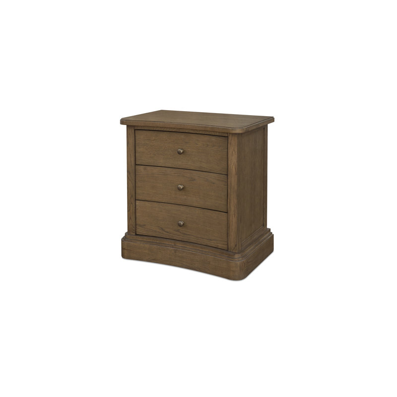 Clarence Nightstand Warm Brown, Dark Brown