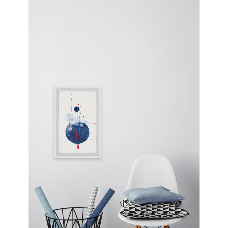 Blood Stains - Single Picture Frame Painting, 61cm H x 41cm W x 3.81cm D