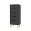 41.2 cm W Chest of 5 Drawers-1607482142