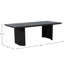 Shore 90" Mindi Solid Wood Dining Table