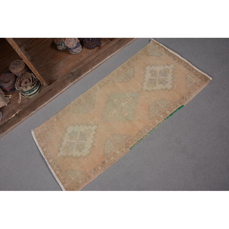 Turkish Rug, Bedroom Rugs, Vintage Rug, Geometric Rugs, Bathroom Rug, Green Home Decor Rugs