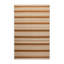 Tapis beige à rayures horizontales lavable à la machine-1727744972