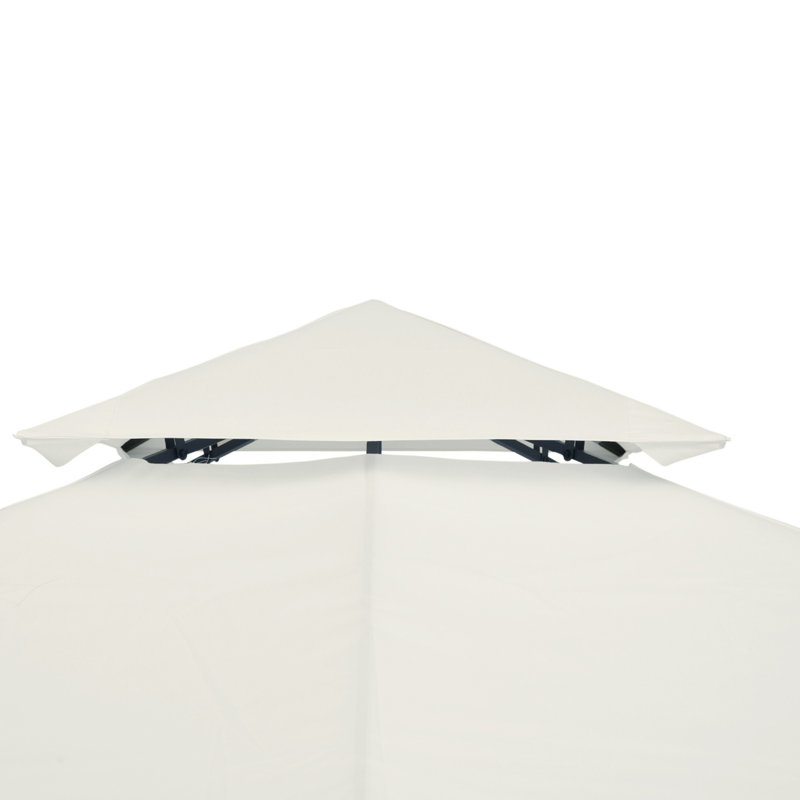 Clarendon 3 x 3 m Gazebo Canopy Replacement Cover ONLY, Cream White