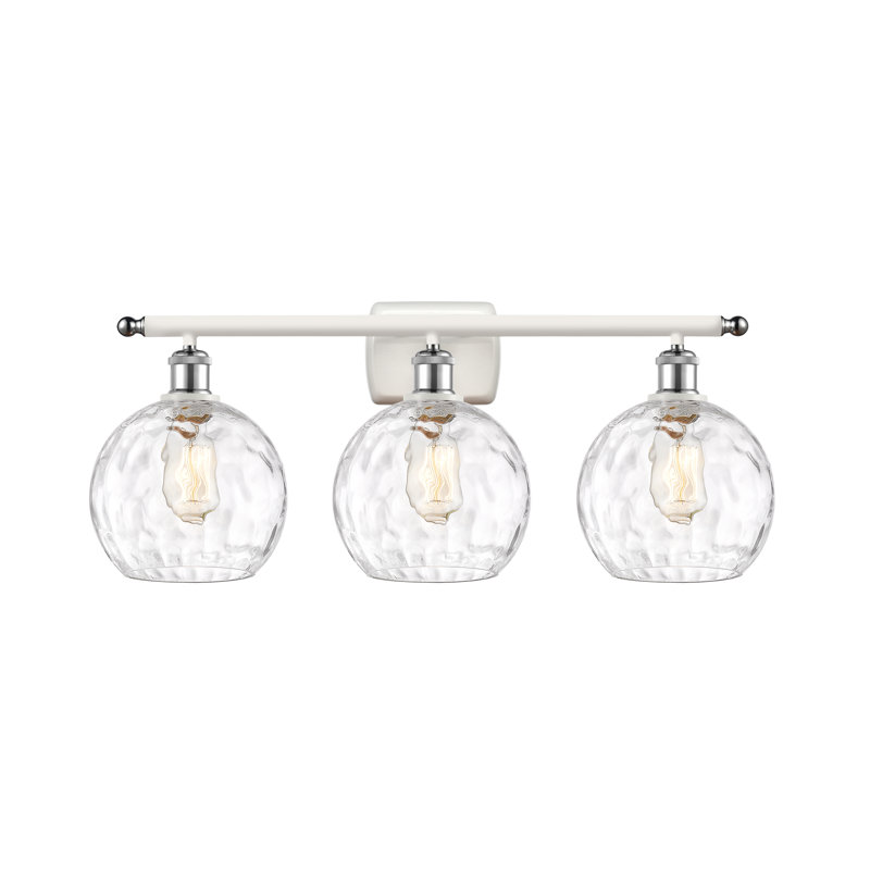 Almatine 3 - Light Vanity Light, No Bulb Included, White Polished Chrome