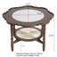 Table basse à plateau avec tablette
