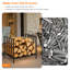 Breskin 45cm W Metal Log Rack