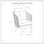 Chaise d'extérieur pour conversation - Sand Drift