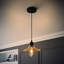 Lucrezia Pendant Light with Amber Frilled Glass Shade-1445817967-1445817960