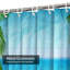 Rideau de douche imperméable avec 12 crochets Coast Decor Beach Flora-333577887