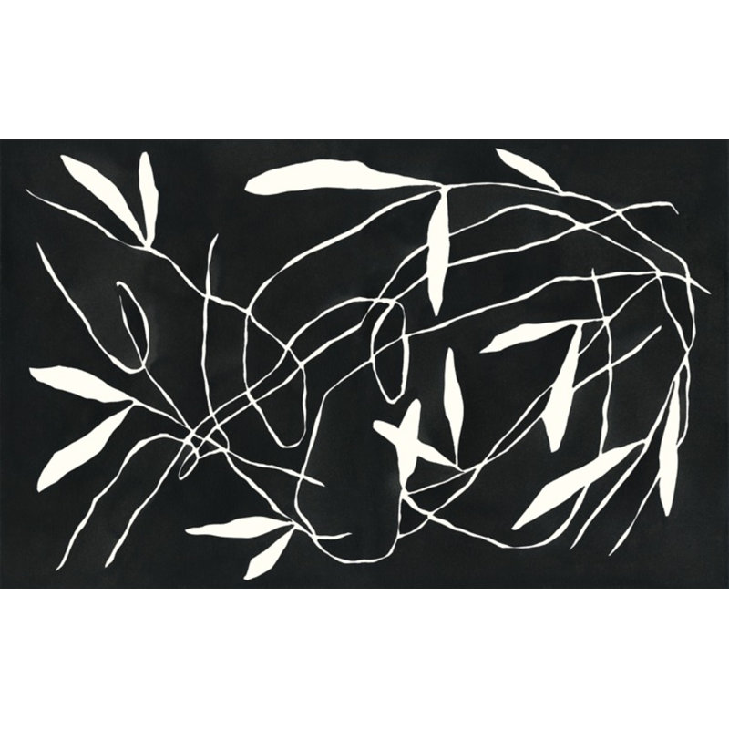 Tumbling Vine Print by Roebuck, Kate, 16'' H x 26'' W, White Single Picture Framed
