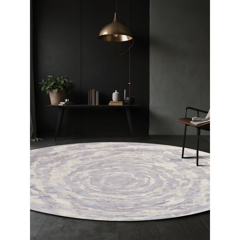 Tapis blanc soyeux et moelleux, Rectangle 2 pi x 3 pi