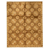 Handmade Silk and Wool Area Rug