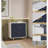 DFW 3 Drawer Dresser For Bedroom, Fluted Modern Nightstand With Deep Drawers, Chest Of Drawers With Wide Top, Wooden Dresser Organizer, Side Table For Living Room, Hallway, Kids Room White+Navy Blue