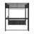 Metal Gaming Loft Bed With LED-2053376772