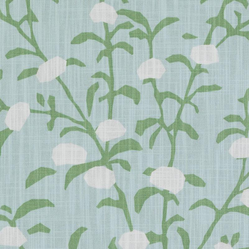 Alhambra 100% Cotton Fabric, Blue/Green