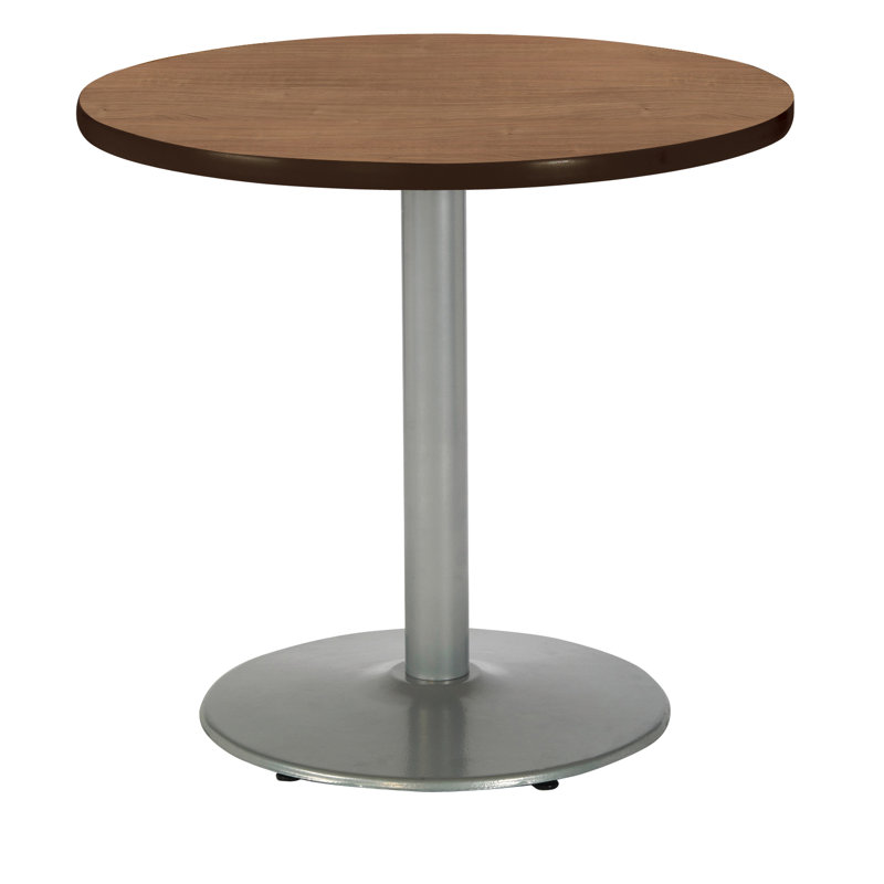 Table de salle à manger ronde Mode, Teck studio, Argent, H 36 po x L 42 po x l 42 po