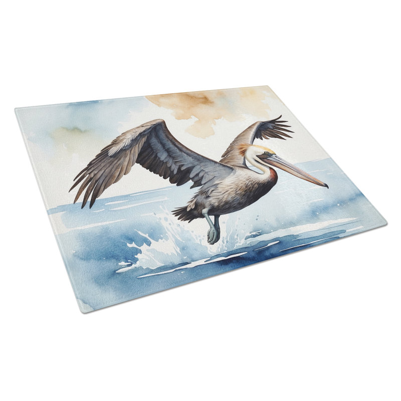Pelican Diving Glass Cutting Board