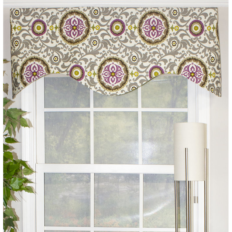 Halladay Cotton Blend Scalloped Window Valance