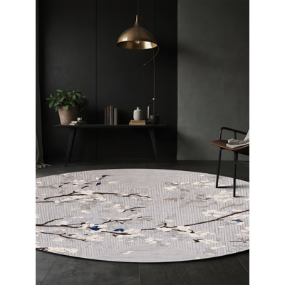 Tapis gris lavable à la machine
