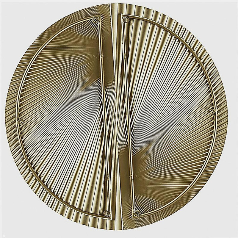 Half-moon 2-piece Metal Wall Decor Set