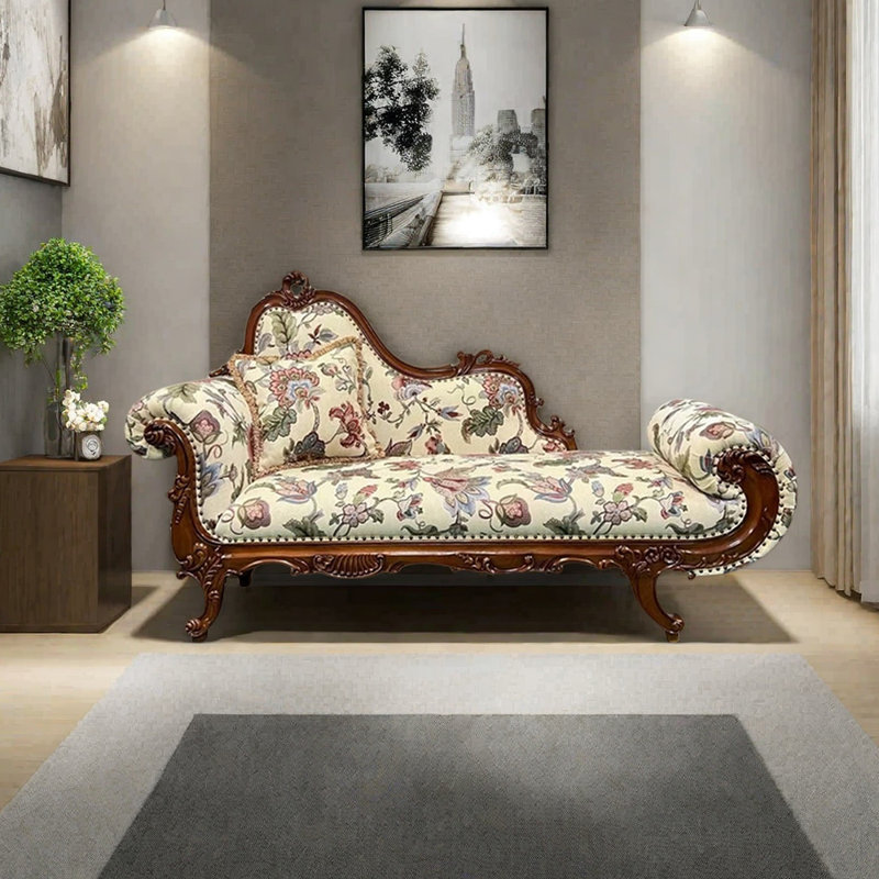 Fauteuil inclinable ergonomique en bois massif, Orienté à gauche (vu de face)