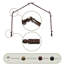 Tringle à rideaux simple ajustable pour fenêtre en baie 0,81 po Yoselin-849021477-921213582