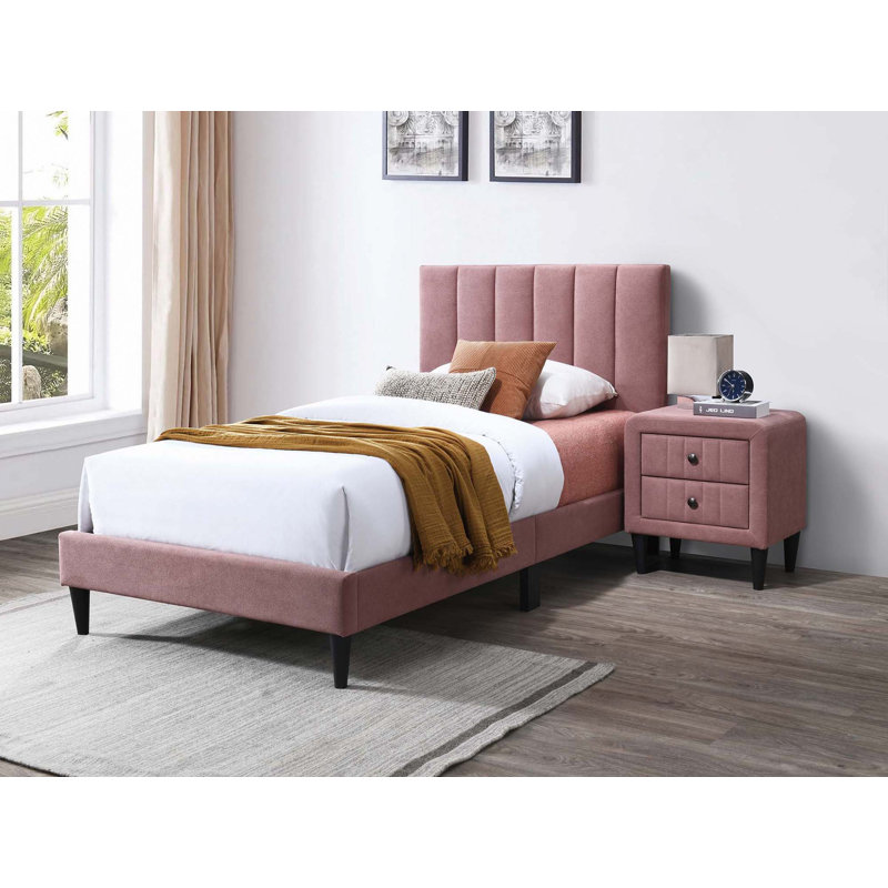 Twin Bedonly Bed), Pink