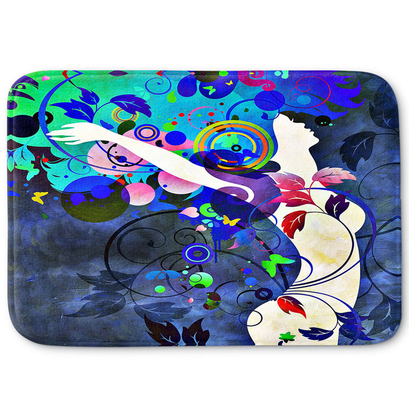 Non-Slip Bath Mat, 24" W x 17" L x 1" H