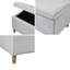 Banc de rangement rectangulaire à fermeture douce