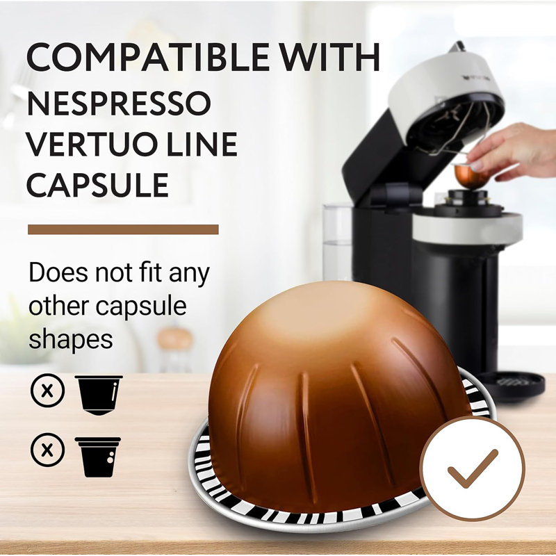 Espresso Black Wall-Mounted Coffee Capsule Holder for 20 Pods