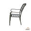 Chaises de bistro de terrasse avec coussin Turbeville