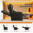 Power Recliner Chair, with Overstuffed Seat-1515452295