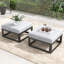 Layinsun Modern Aluminum Outdoor Modular Ottomans (set Of 2)-1269800555-1269800566