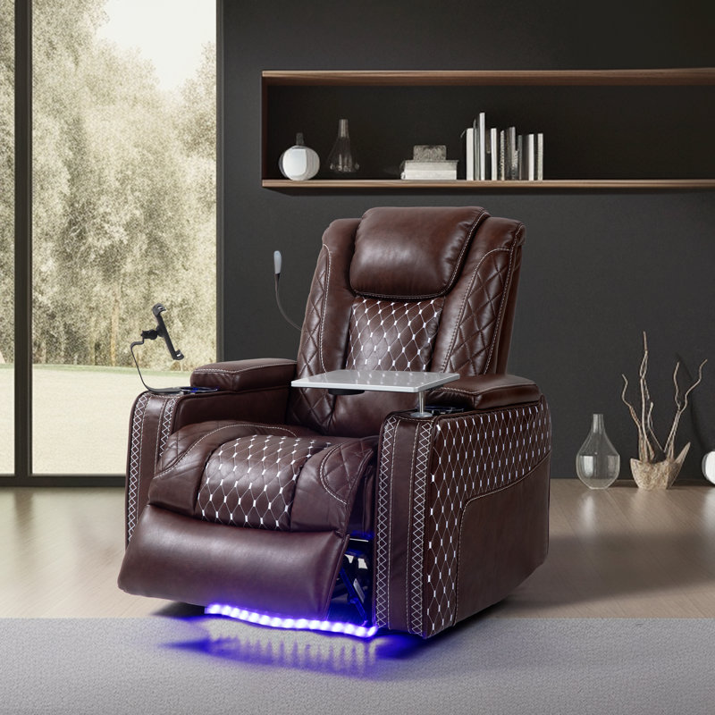 Fauteuils de cinéma inclinables, Brun