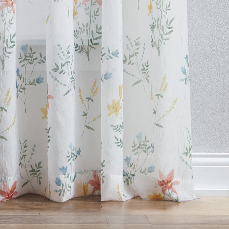 Lark Manor™ Alkire Crush Curtain Panel Pair Multi, 51" W x 84" L