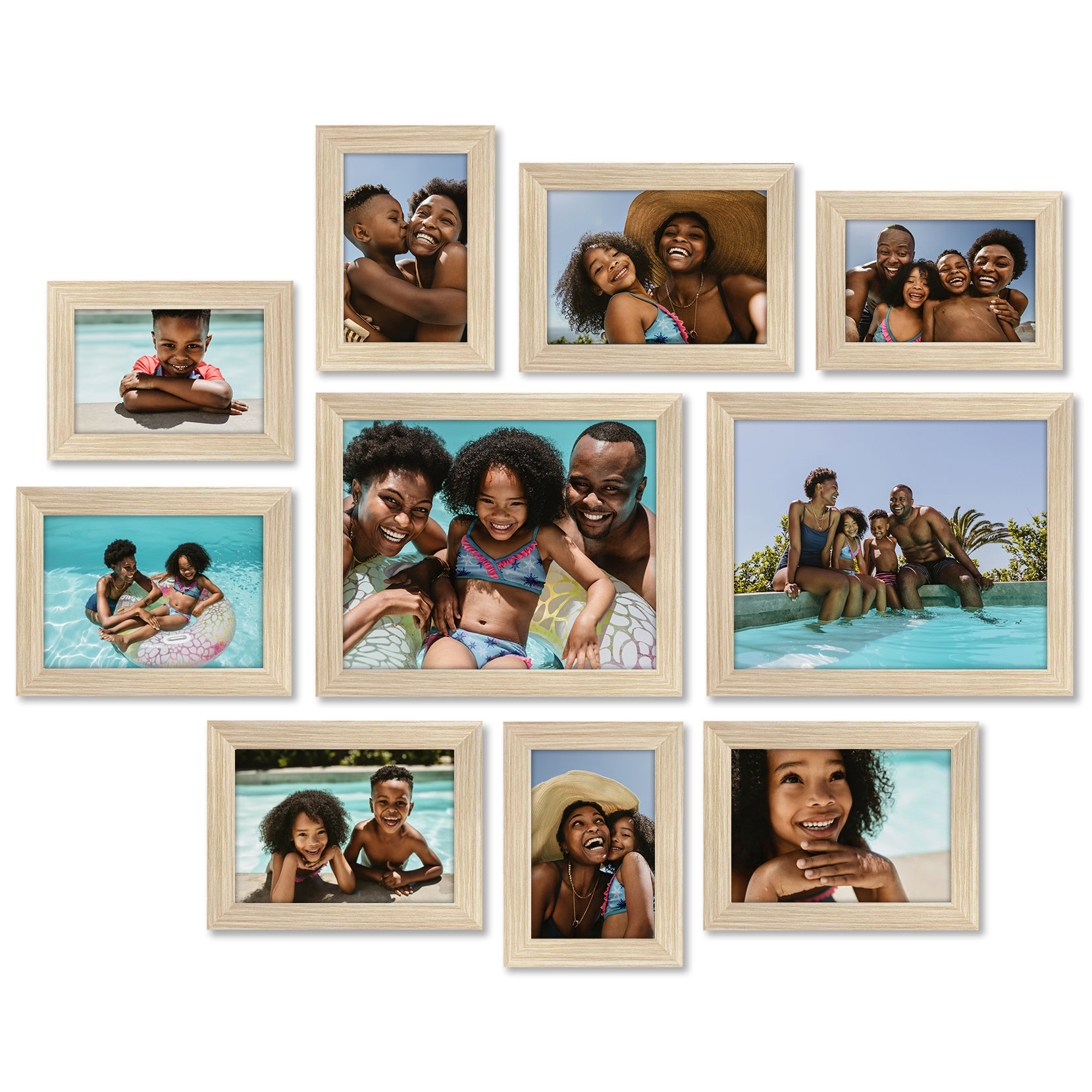 10 Photo Collage Frame For Wall 4x6 Picture Frame Collage With