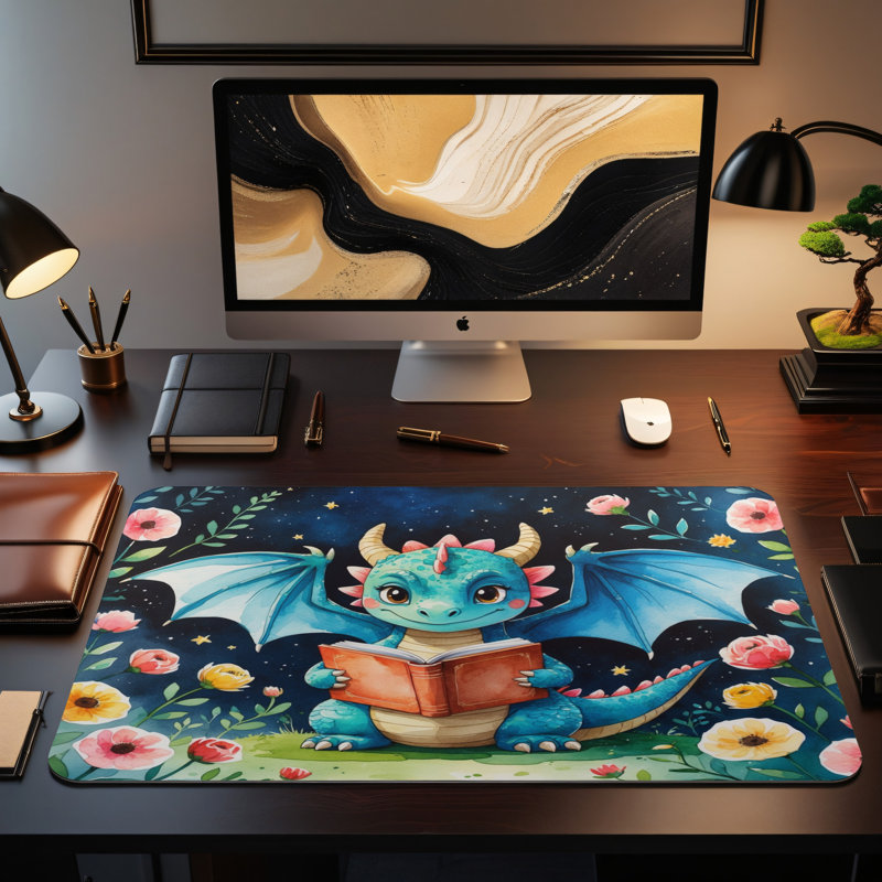 Polyester Desk Pad, 31.5x15.5