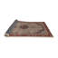 Tapis décoratif en laine rouge/beige jaliyah oriental-711921263