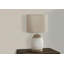 Lighting, 16 po, résine crème, abat-jour beige, contemporain