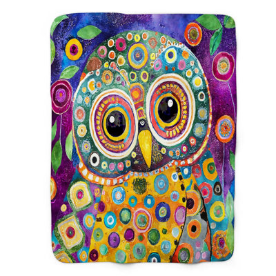 Cosmic Owl - 1 Piece Blanket
