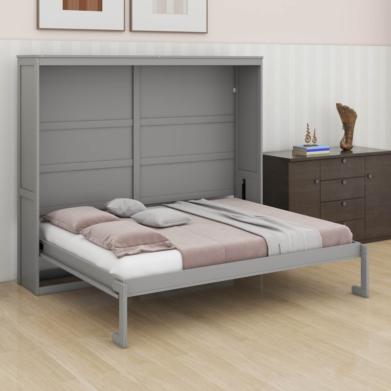 Lit escamotable Modern, Gris