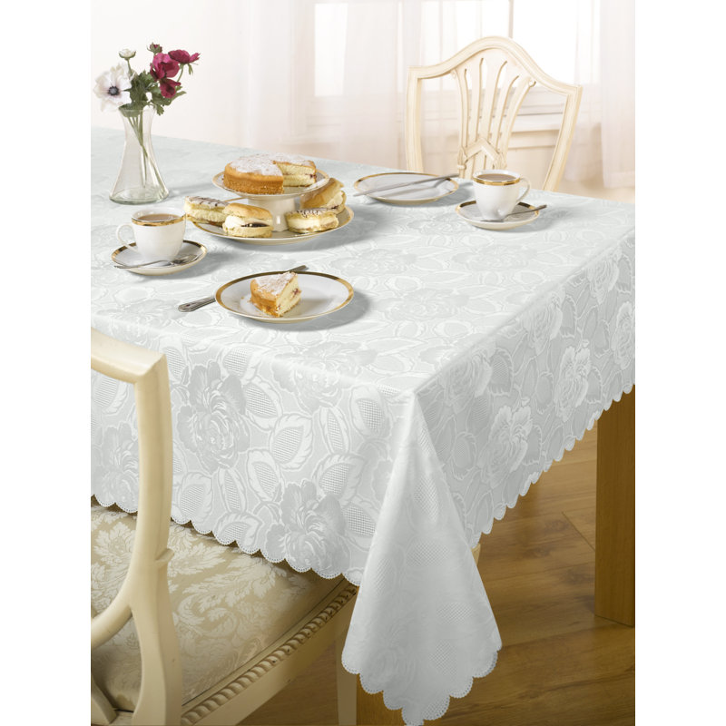 Fareham Tablecloth, Wine, 274" L x 178" D