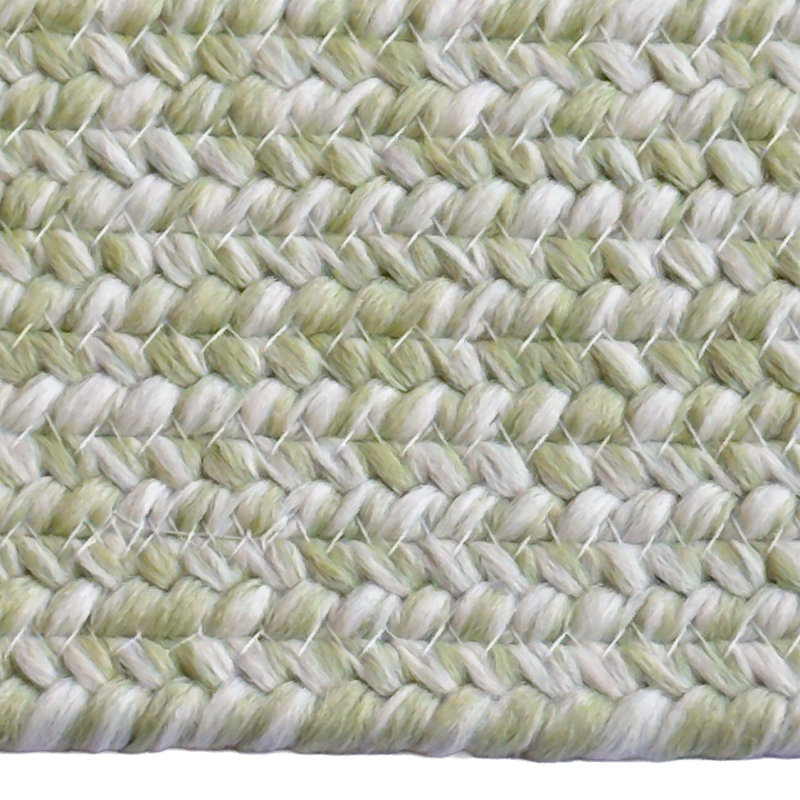 Tapis d'extérieur uni tressé Nautical Tweed, Bleu, Rectangle 8 pi x 11 pi