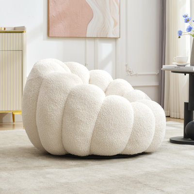 Chaise pivotante rembourrée Cerone