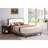 Full Bed With Subtle Light Grey Finish